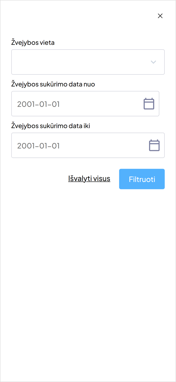 Žurnalo filtrai